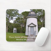 Drie zussen van de vuurtoren van Nauset Mousepad Muismat (Met muis)