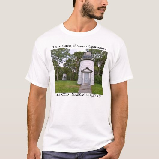 Drie zussen van de vuurtoren van Nauset T-Shirt (Voorkant)