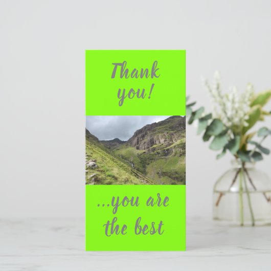 Drie zussen van Glencoe, Mountains, Schotland Bedankkaart (Staand voorkant)