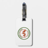 Drie zussen Wilderness Bagagelabel (Achterkant verticaal)