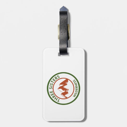 Drie zussen Wilderness Bagagelabel (Achterkant verticaal)