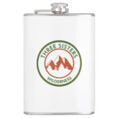 Drie zussen Wilderness Heupfles (Voorkant)