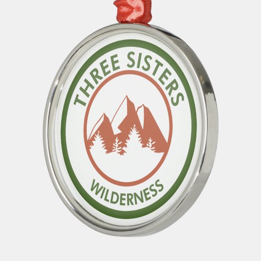 Drie zussen Wilderness Metalen Ornament (Links)