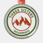 Drie zussen Wilderness Metalen Ornament (Voorkant)