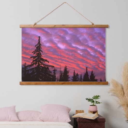 Drie zussen Wilderness, Oregon Hangend Wandkleed (Slaapkamer)