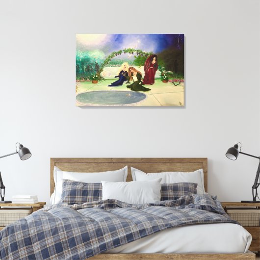 Drie Zusters Canvas Afdruk (Insitu (Slaapkamer))