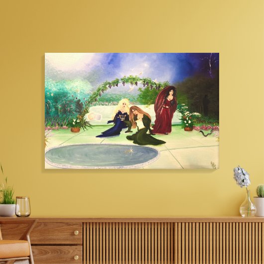 Drie Zusters Canvas Afdruk (Insitu (Woonkamer))