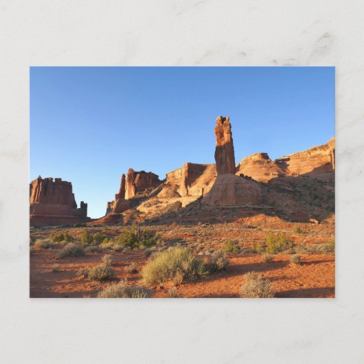 Drie Zusters in Arches National Park Briefkaart (Voorkant)