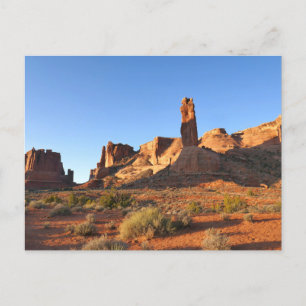 Drie zusters in Arches National Park Briefkaart