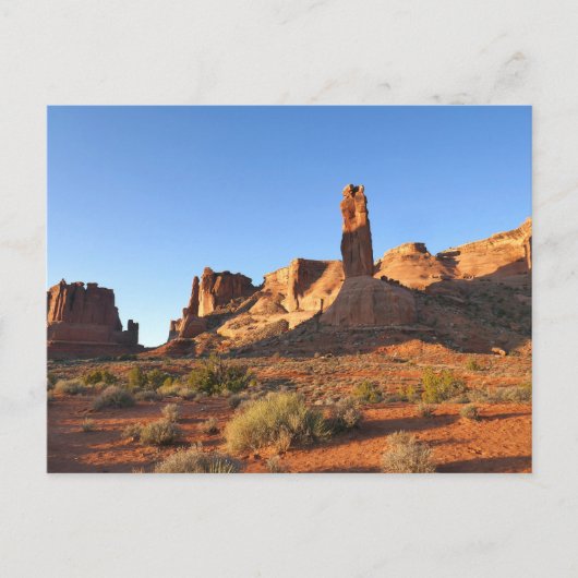 Drie zusters in Arches National Park Briefkaart (Voorkant)