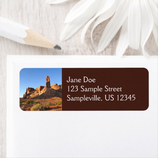 Drie zusters in Arches National Park Etiket (Insitu)