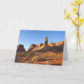 Drie zusters in Arches National Park Kaart (Gele Bloem)