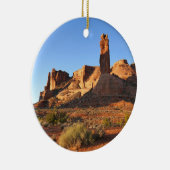 Drie zusters in Arches National Park Keramisch Ornament (Rechts)