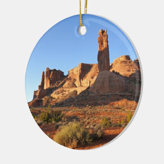 Drie zusters in Arches National Park Keramisch Ornament (Links)