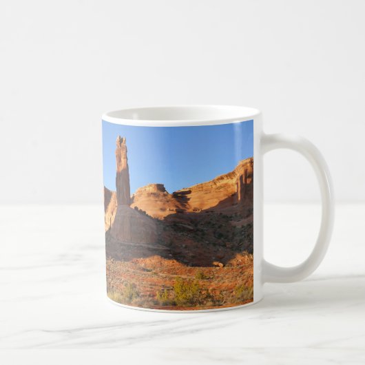 Drie Zusters in Arches National Park Koffiemok (Rechts)