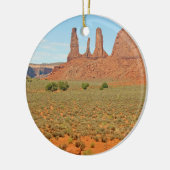 Drie zusters Stone Formation in Monument Valley Keramisch Ornament (Links)