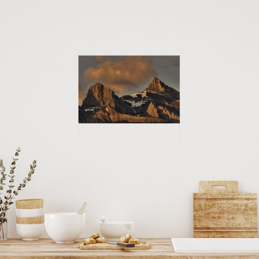 Drie zusters Sunrise Poster (Keuken)