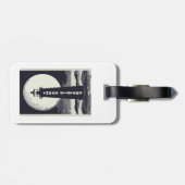 Drie zusters vuurtoren Massachusetts Moon Bagagelabel (Achterkant horizontaal)