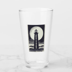 Drie zusters vuurtoren Massachusetts Moon Glas