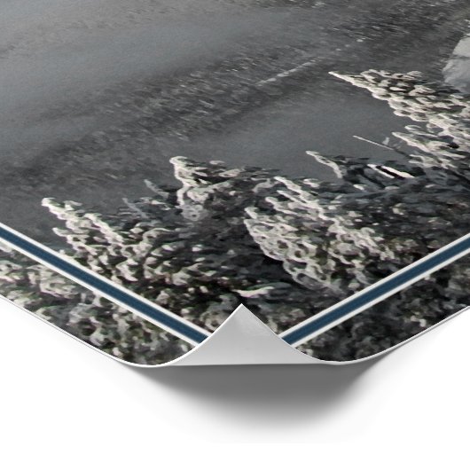 Drie zusters Wilderness Messenger Bag Poster (Hoek)