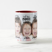 Drie zusters zuster citaten portret typografie mok (Midden)