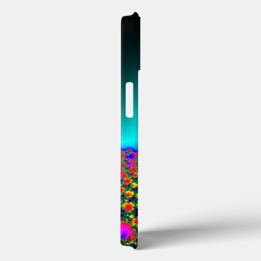 Drie zwarte hoezen Neon Color Fractal (Achterkant / Rechts)