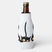 Drie zwarte katten flesjeskoeler (Fles Voorkant)