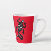 Drie zwarte lizards Thunder_Cove Southwest Style Latte Mok (Rechts)