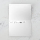 Drie Zwarte Swallowtail Bedankkaart (Binnen)