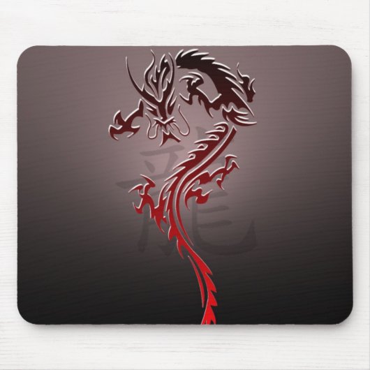 driebal drakenmuispad muismat (Voorkant)