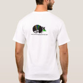 Driebandige ARMADILLO- Brazilië - Bedreigd dier T-shirt (Achterkant)