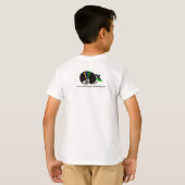 Driebandige ARMADILLO- Brazilië - Bedreigd dier T-shirt (Achterkant volledig)