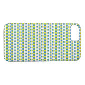 Driebasenblauw, geel en wit Geometrisch patroon Case-Mate iPhone Case (Achterkant (Horizontaal))