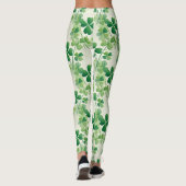 Driebladige klaver Vierbladige klaver St. Patrick' Leggings (Achterkant)