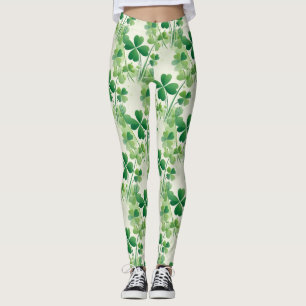 Driebladige klaver Vierbladige klaver St. Patrick' Leggings