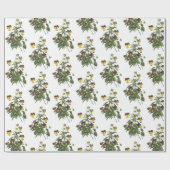 Driebloem Bloem Patroon Cadeaupapier (Vlak)