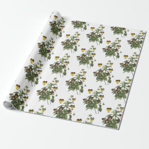 Driebloem Bloem Patroon Cadeaupapier
