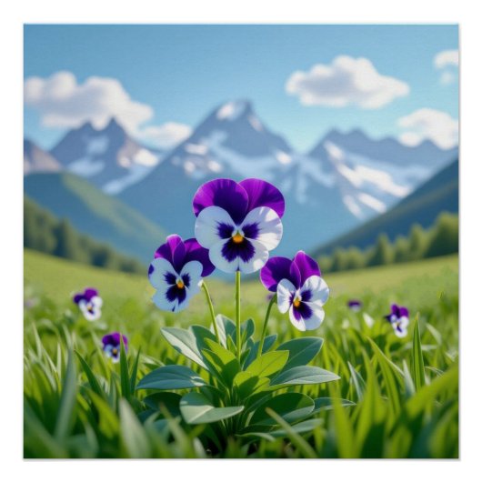 Driebloem Perfect Poster (Voorkant)