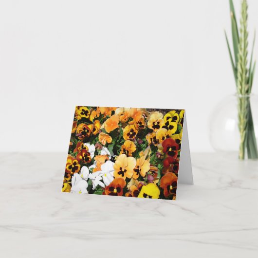 Driebloemen Bedankkaart (Voorkant)