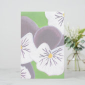 Driebloemen Briefpapier (Staand voorkant)