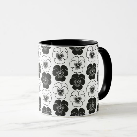 Driebloemen Mok (Voorkant rechts)