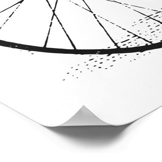 Driecyclustekening Poster (Hoek)