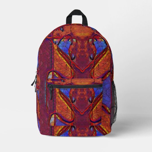 Dried Earth Bedrukte Rugzak (Voorkant)