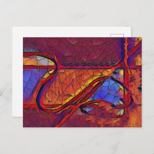 Dried Earth Briefkaart (Voorkant / Achterkant)