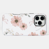 Dried Flower Seamless Pattern iPhone Hoesje (Achterkant horizontaal)