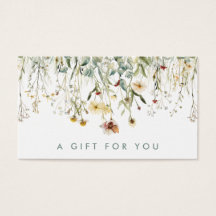 Dried Flowers Gift Kaart