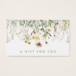 Dried Flowers Gift Kaart