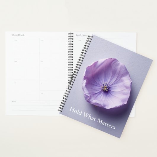 Dried Petal Preservation | Delicate Botanical Art Planner (Display)
