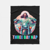 Driedaags dutje Jezus Grappig Pasen Fleece Deken (Voorkant)