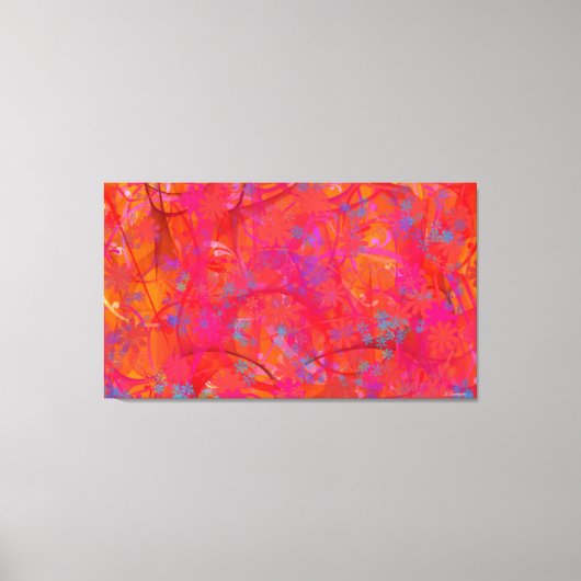 DRIEDELIG KUNSTWERK - VREUGDE - SINAASAPPELS - CAN CANVAS AFDRUK (Voorkant)